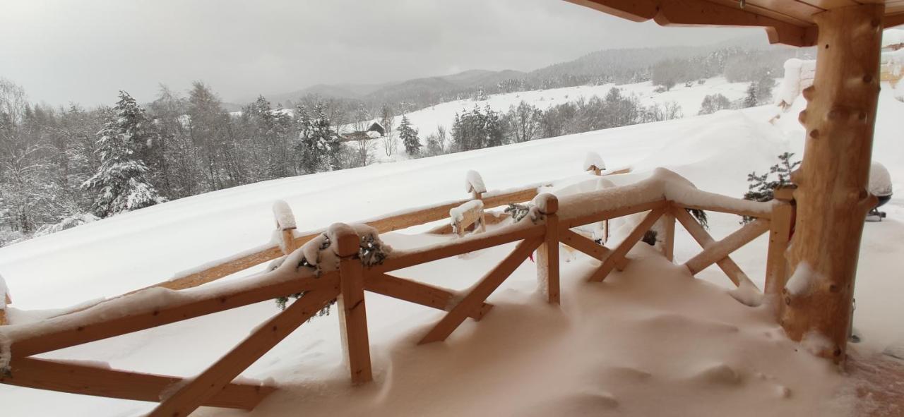 Goralskie Domki Na Podhalu - Z Jacuzzi Maniowy ภายนอก รูปภาพ