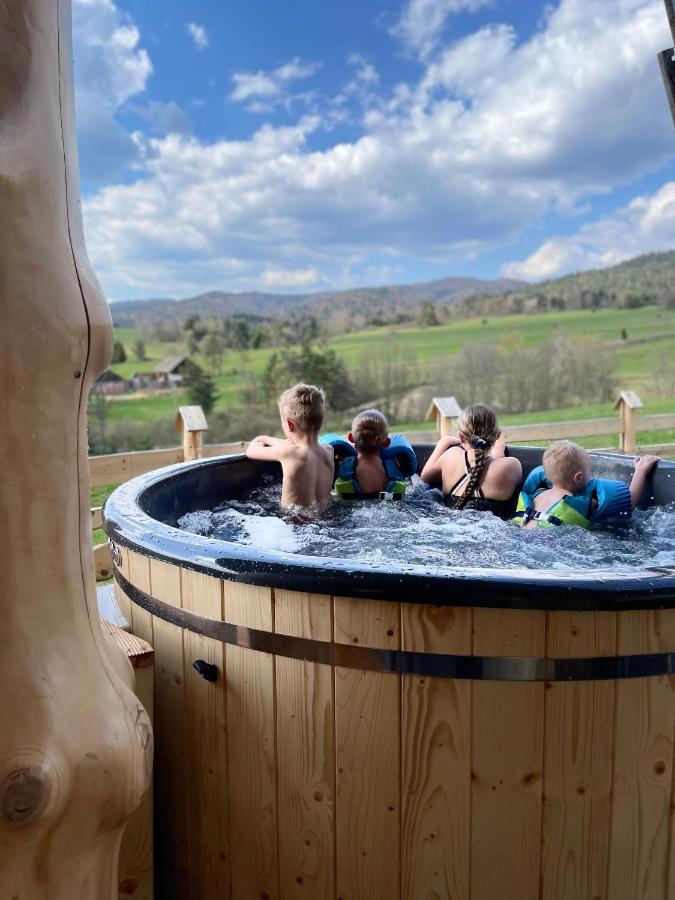 Goralskie Domki Na Podhalu - Z Jacuzzi Maniowy ภายนอก รูปภาพ